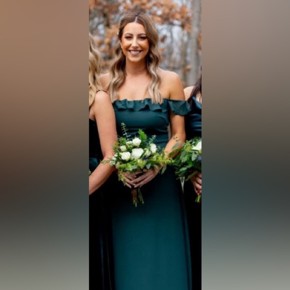 Bridesmaid dress (emerald  Green)